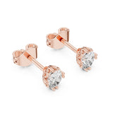 (SP1701D) Gold and Lab-Ground Diamond Necklace 0.25 Carat