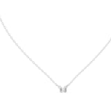 (SP1701D) Gold and Lab-Ground Diamond Necklace 0.25 Carat