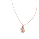 (SP1701D) Gold and Lab-Ground Diamond Necklace 0.25 Carat