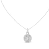 (SP1701D) Gold and Lab-Ground Diamond Necklace 0.25 Carat