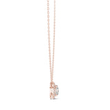 (SP1701D) Gold and Lab-Ground Diamond Necklace 0.25 Carat