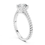 (LSR2972D) Gold and natural diamond ring 0.50 carat