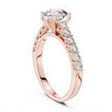 (LSR2972D) Gold and natural diamond ring 0.50 carat