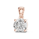 (SP1701D) Gold and Lab-Ground Diamond Necklace 0.25 Carat