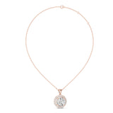 (SP1701D) Gold and Lab-Ground Diamond Necklace 0.25 Carat