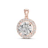 (SP1701D) Gold and Lab-Ground Diamond Necklace 0.25 Carat
