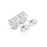 (SP1701D) Gold and Lab-Ground Diamond Necklace 0.25 Carat
