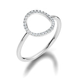 (LSR2972D) Gold and natural diamond ring 0.50 carat