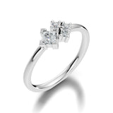 (LSR2972D) Gold and natural diamond ring 0.50 carat